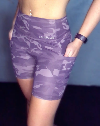 Evolve Purple Camouflage Shorts